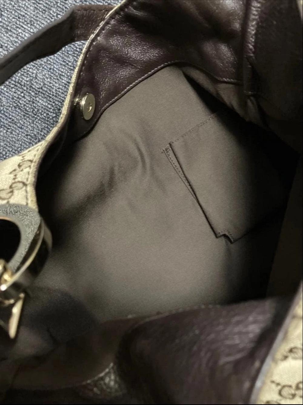 Gucci Brown GG Canvas Hobo Bag - Picture 11 of 16